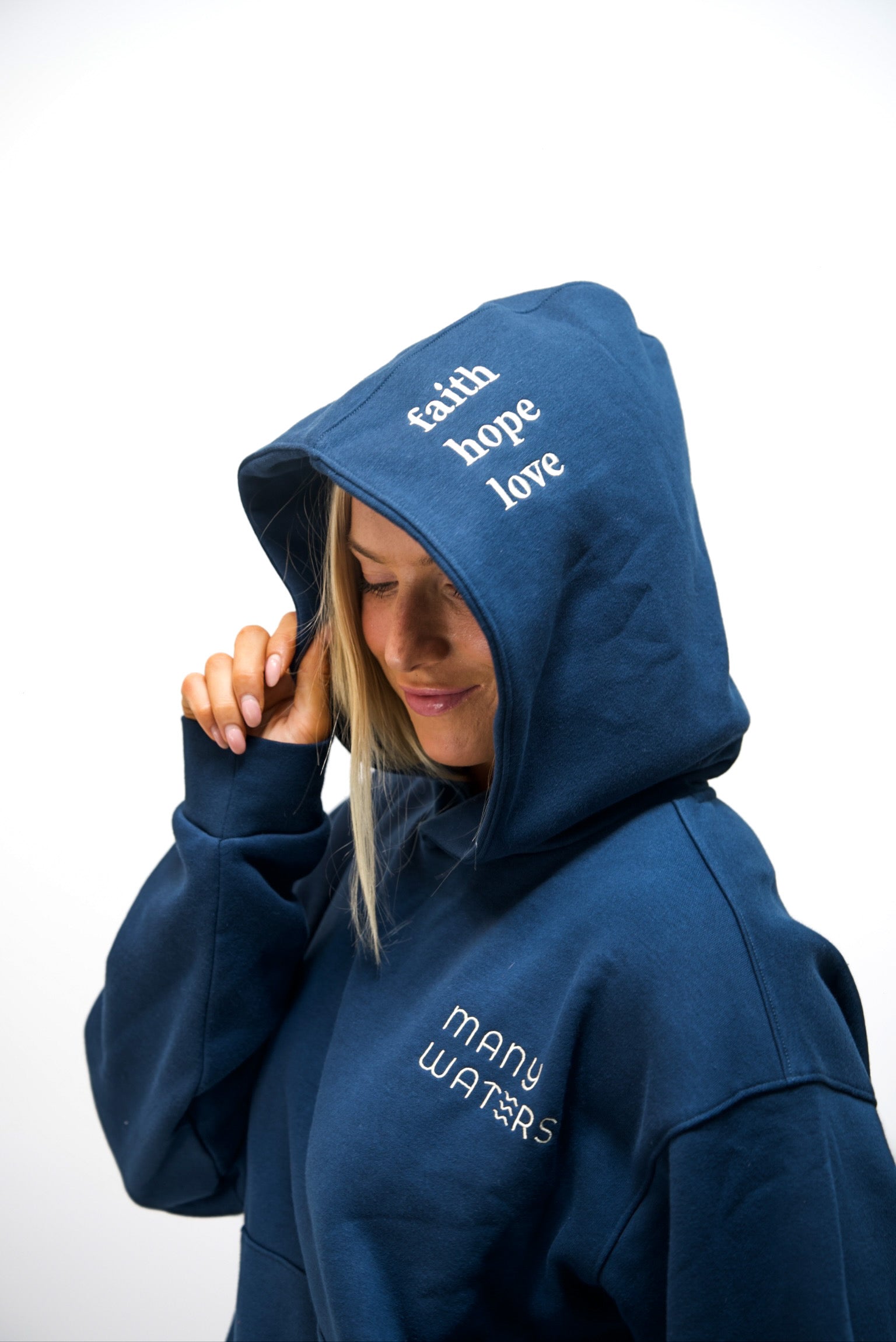 Greatest of These Blue Hoodie