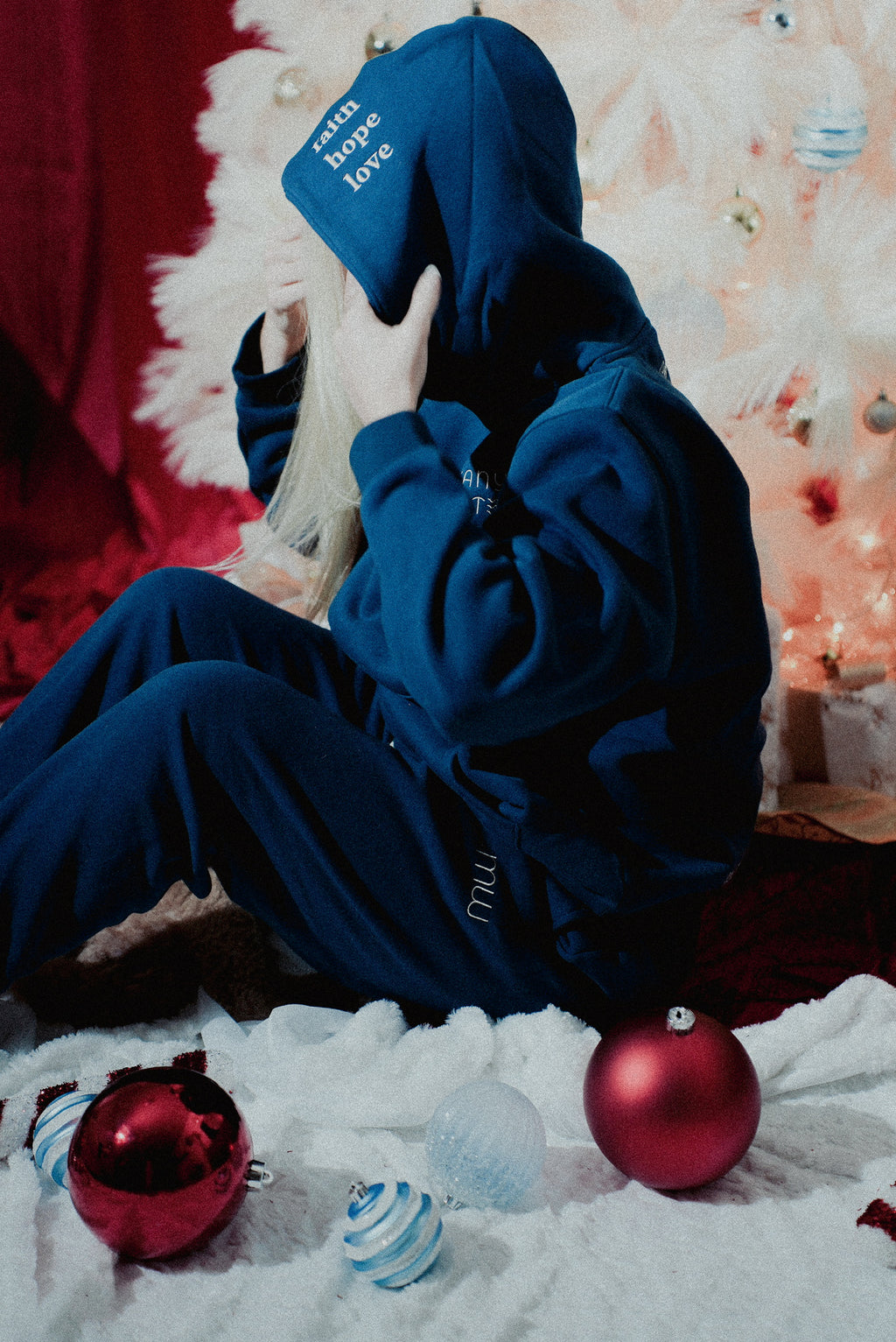 Greatest of These Blue Hoodie