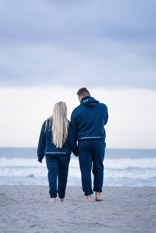 Greatest of These Blue Sweatpants