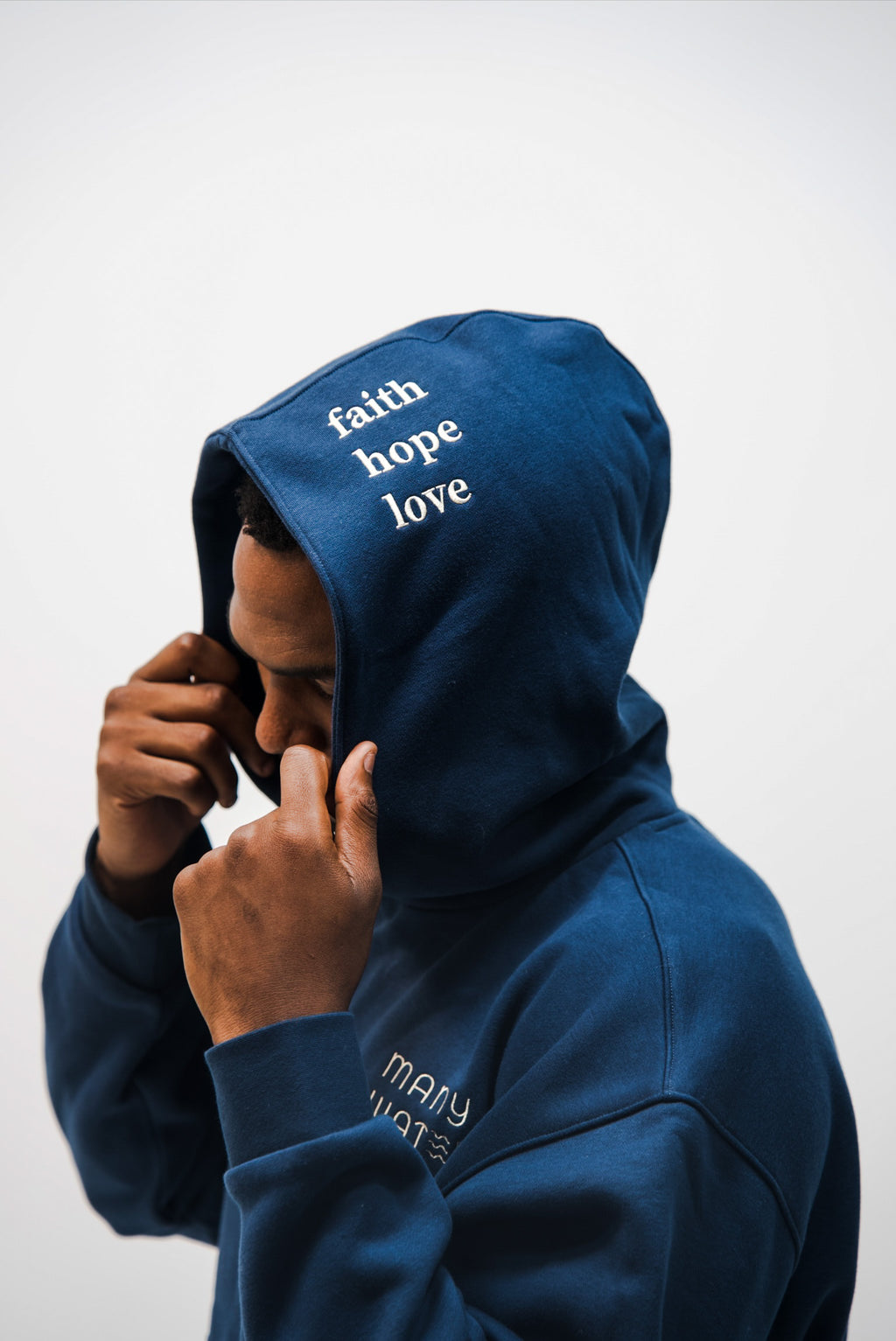 Greatest of These Blue Hoodie